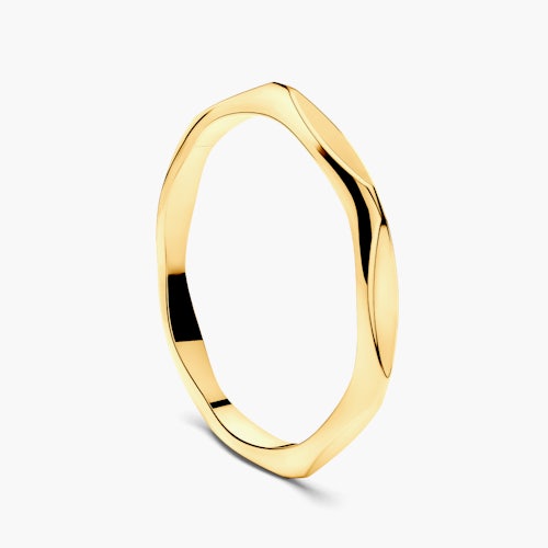 Obrączka partnerska Sign of Love®: złota, płaska, 1,9mm